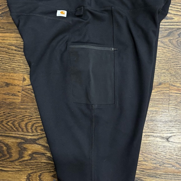 Carhartt Fitted Ankle Pants Black 2XL Women's Activewear Stretch BN3609-W - Picture 6 of 7